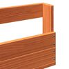 vidaXL Wall-mounted Shoe Rack Set of 2 Wax Brown Solid pine wood Medium