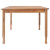 vidaXL 9 Piece Patio Dining Set with Cushions Solid Teak Wood