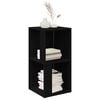 vidaXL Corner Cabinet Black Engineered Wood Compact Corner Cabinet