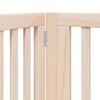 vidaXL Dog Gate Set of 8 Natural Poplar Wood 252 in total length