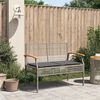 vidaXL Garden Bench Grey, Brown