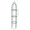 vidaXL Garden Arch Dark green Iron Standard Decorative Design