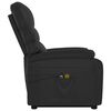 vidaXL Stand Up Massage Chair Black Faux leather, iron, plywood, foam