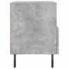 vidaXL Bedside Cabinet Set of 2 Concrete Grey