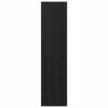 vidaXL Wardrobe Black oak 39.37 x 19.69 x 78.74 in Engineered Wood