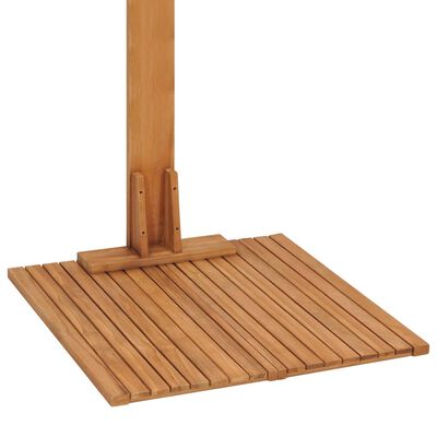 vidaXL Garden Shower 29.5"x29.5"x82.7" Solid Teak Wood