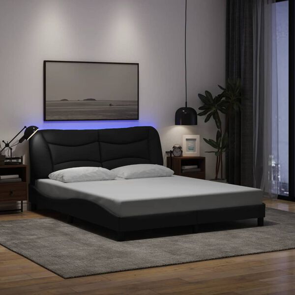 vidaXL Bed Frame Black