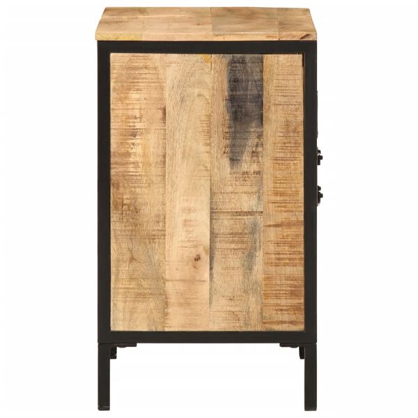 vidaXL Bathroom Sink Cabinet Natural wood Solid mango wood, Iron Medium