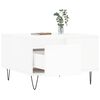 vidaXL Coffee Table White Engineered Wood Coffee Table Square Modern