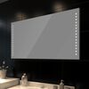 vidaXL Bathroom Mirror Warm white Tempered Glass 39.4 x 23.6 in