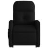 vidaXL Stand Up Massage Recliner Chair Black Fabric, metal, plywood