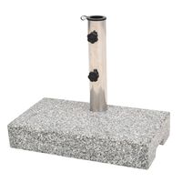 vidaXL Parasol Base Granite Rectangular 55.1 lb