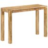 vidaXL Console Table Brown Rough mango wood 43.3 in x 13.8 in x 29.9 in