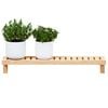 vidaXL Wall Hanging Rack Wall-mounted Natural 24.41 x 3.94 x 4.92 in