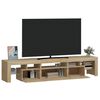 vidaXL TV Cabinet Sonoma Oak Engineered Wood Large TV Cabinet