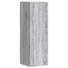 vidaXL Plant Stand Set of 2 Grey Sonoma Engineered Wood Tall