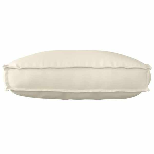 vidaXL Cushion Cream 27.56 x 15.75 x 4.72 in Oxford Fabric