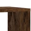 vidaXL Side Table Smoked oak Engineered wood Side Table Rectangular