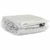 vidaXL Plant Cover Transparent, White PVC 1 x 16.4 ft Collapsible