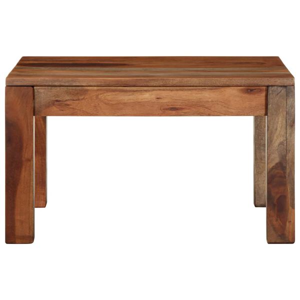 vidaXL Coffee Table Honey Solid acacia wood Standard Durable