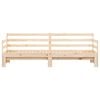 vidaXL Daybed With Trundle Natural wood Solid pine wood 31.5 x 78.7 in