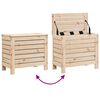 vidaXL Garden Sofa Set Natural Wood Solid pine wood (untreated)