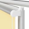 vidaXL Roller Blind Yellow Polyester, Aluminum 61 in wide, 59 in high