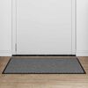 vidaXL Doormat Anthracite Polypropylene and PVC 23.6 x 35.4 in Non-slip