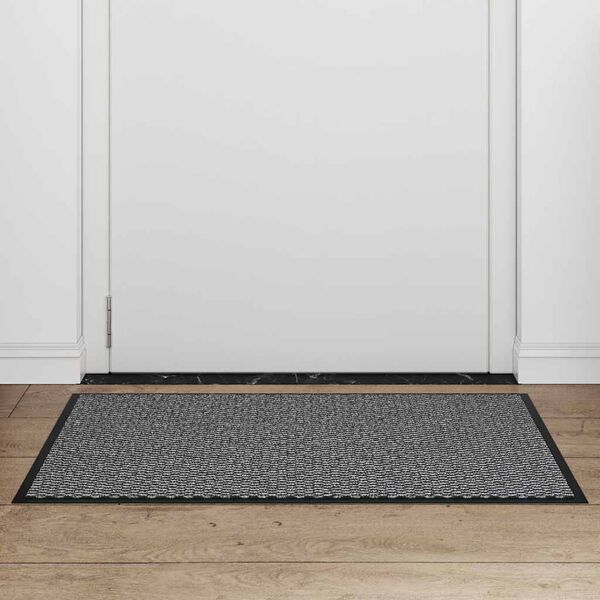 vidaXL Doormat Anthracite Polypropylene and PVC 23.6 x 35.4 in Non-slip