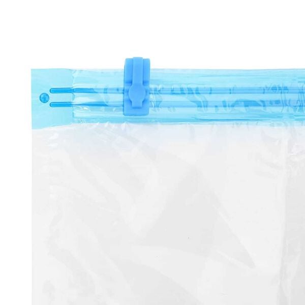 vidaXL Storage Bags 10 pcs Transparent and Blue 39.37 x 31.50 in