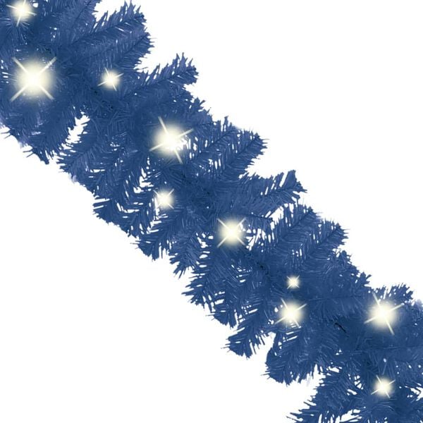 vidaXL Garland Blue PVC 32.8FT Christmas Garland Other