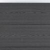vidaXL Fence Panel Set Gray 343.3"x73.2" WPC