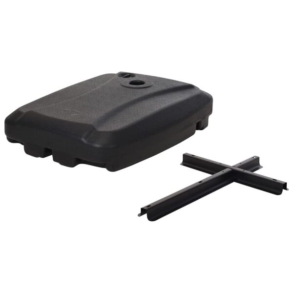 ProGarden Umbrella Base Anthracite HDPE and metal 31.5 x 23.6 x 5.9 in