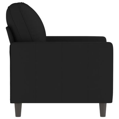 vidaXL Sofa Chair Black 23.6" Velvet
