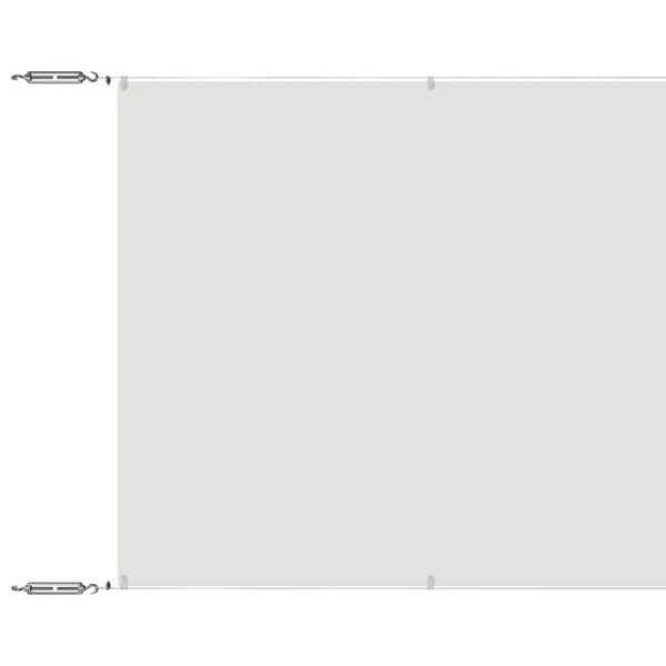 vidaXL Vertical Awning White Oxford fabric (100% polyester)