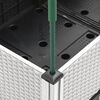 vidaXL Garden Planter White Polypropylene Large Garden Planter