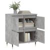 vidaXL Sideboard Concrete grey Engineered wood Medium Sideboard