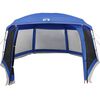 vidaXL Pool Tent with Removable Fly & Mesh Walls Azure Blue 263.8x232.3"