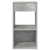 vidaXL Bedside Cabinet Concrete grey Engineered wood Medium