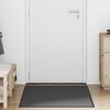 vidaXL Doormat Anthracite Polypropylene and PVC 35.4x47.2 in Non-slip