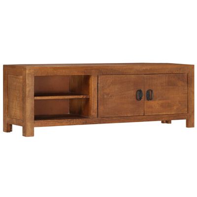 vidaXL TV Stand 47.2"x11.8"x15.7" Solid Wood Mango