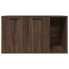 vidaXL Cat Litter Box Enclosure Brown Oak Engineered Wood