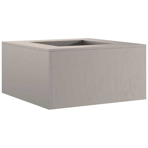 vidaXL Fire Pit Brown 31.5" x 31.5" x 15.7" Weathering steel