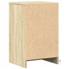 vidaXL Bedside Cabinet Set of 2 Sonoma Oak Engineered Wood Standard