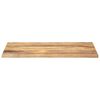 vidaXL Table Top 43.3"x19.7"x1.5" Rectangular Solid Wood Mango
