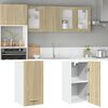 vidaXL Hanging Cabinet Sonoma Oak Engineered wood Standard cabinet size