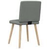 vidaXL Dining Chair Set of 2 Dark Grey