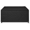 vidaXL Garden Furniture Cover Black Polyethylene 89.4 x 59.8 x 25.6 in