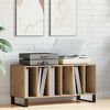 vidaXL Record Cabinet with Shelf Artisan oak 39.37 x 14.96 x 18.90 in