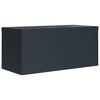 vidaXL File Cabinet Anthracite 35.4x15.7x43.3" Steel